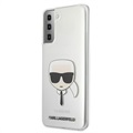 Karl Lagerfeld Karl's Head Samsung Galaxy S21 5G Cover - Gennemsigtig