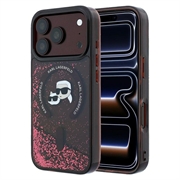 iPhone 18 Pro/17 Pro Karl Lagerfeld Liquid Glitter Karl & Choupette Heads MagSafe Cover