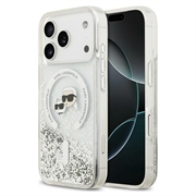 iPhone 18 Pro Max/17 Pro Max Karl Lagerfeld Liquid Glitter Karl & Choupette Heads MagSafe Cover