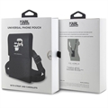 Karl Lagerfeld Smartphone Skuldertaske - Karl & Choupette - Sort