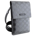 Karl Lagerfeld Smartphone Skuldertaske - Monogram Plate - Sølv