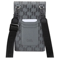 Karl Lagerfeld Smartphone Skuldertaske - Monogram Plate - Sølv