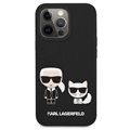 Karl Lagerfeld Karl & Choupette iPhone 13 Pro Max Silikone Cover - Sort