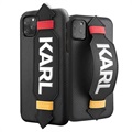 Karl Lagerfeld Strap iPhone 11 Pro Max Cover - Sort