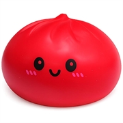 Kawaii Dumpling Squishy stressaflastende legetøj - rød