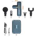 KiCA K2 Mini professionelt fitness-massageapparat / elektrisk massagepistol - blå