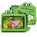 Android-tablet til børn med Wi-Fi og beskyttelsesetui – 7" – Grøn dinosaur