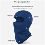 Balaclava-ansigtsmaske til børn / solbeskyttende hovedbeklædning UPF 50+ - Safir