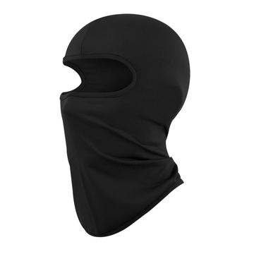 Balaclava-ansigtsmaske til børn / solbeskyttende hovedbeklædning, UPF 50+ - Sort