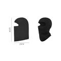 Balaclava-ansigtsmaske til børn / solbeskyttende hovedbeklædning, UPF 50+ - Sort
