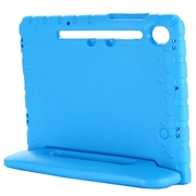Samsung Galaxy Tab S9 Børnevenligt Stødsikkert Cover - Blå