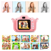 Børn Digitalkamera med 32GB Hukommelseskort - Pink