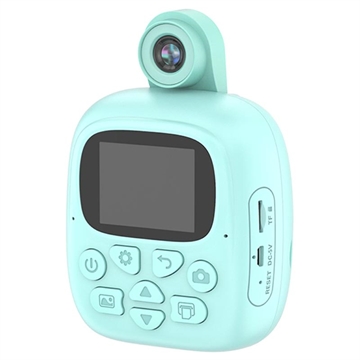 Børn Instant Kamera Printer A18 - 24MP - Blå