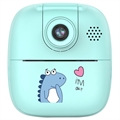 Børn Instant Kamera Printer A18 - 24MP - Blå