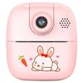 Børn Instant Kamera Printer A18 - 24MP - Pink
