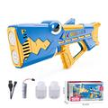 Haj elektrisk boblepistol til børn med automatisk funktion og LED-lys - Blå / Gul