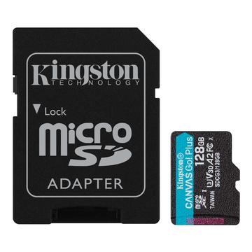 Kingston Canvas Go! Plus microSDXC-hukommelseskort med adapter SDCG3/128GB - 128GB
