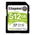 Kingston Canvas Select Plus SDXC-hukommelseskort SDS2 - 512GB