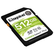 Kingston Canvas Select Plus SDXC-hukommelseskort SDS2 - 512GB