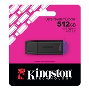 Kingston DataTraveler Exodia USB-A 3.2 Gen 1 flashdrev - 512GB