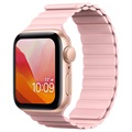 Kingxbar Apple Watch 7/SE/6/5/4/3/2/1 Magnetisk Rem - 45mm/44mm/42mm - Pink
