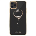 Kingxbar Wish Series iPhone 11 Pro Swarovski Cover - Guld