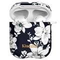 Kingxbar Swarovski AirPods / AirPods 2 Cover - Lilje
