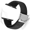 Apple Watch Series 7/SE/6/5/4/3/2/1 Strikket Rem - 45mm/44mm/42mm - Sort