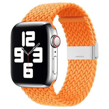 Apple Watch Series Ultra 2/Ultra/9/8/SE (2022)/7/SE/6/5/4/3/2/1 Strikket Rem - 49mm/45mm/44mm/42mm - Orange