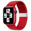 Apple Watch Series Ultra/8/SE (2022)/7/SE/6/5/4/3/2/1 Strikket Rem - 49mm/45mm/44mm/42mm - Rød