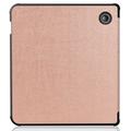 Kobo Libra 2 Origami Stand Folio Cover - Rødguld