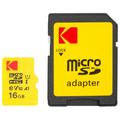 Kodak Extra Performance microSDHC-hukommelseskort EKMSDM16GHC10J6 16GB, klasse 10, UHS-I, U1