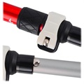 Kodenor Aluminum Alloy Justerbar Trekkingstang - Rød