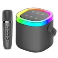 Konfulon F27 Bluetooth-karaokehøjttaler med mikrofon