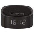 Ksix Alarm Clock 3 med Trådløs Oplader og Radio - 10W - Sort