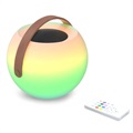 Ksix Bubble Flerfarvet Lampe med Bluetooth-højtaler - Hvid