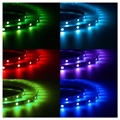 Ksix Colored RGB LED Strip med Fjernbetjening - 2x5m