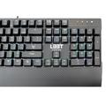 L33T Gaming Megingjörd RGB mekanisk gamingtastatur - sort