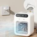 L7 Mini-luftkøler med dobbelt nano-tåge-luftfugter, 500ml - hvid