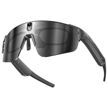 L805 AI-smartbriller til cykling med 4K-video - sort