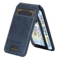 LC.IMEEKE RFID-blokerende magnetisk kortholder med kickstand - blå