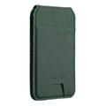 LC.IMEEKE RFID-blokerende magnetisk kortholder med kickstand - grøn
