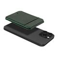 LC.IMEEKE RFID-blokerende magnetisk kortholder med kickstand - grøn