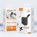 LDNIO Q2618 65W GaN-hurtigoplader med udskiftelige stik - USB-C/USB-A - Sort