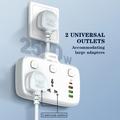 LDNIO SC2413 20W stikdåse med 2 stikkontakter, 4 USB-porte og PD-hurtigopladning