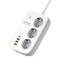 LDNIO SEW3452 WiFi-smart stikdåse - 30W PD-hurtigopladning, 3 EU-stik, 4 USB-porte og fjernbetjening via app