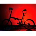 LEADBIKE A106 1 par batteridrevet cykelrammelygte lysende farverig cykelbaglygte LED cykelhjullygte (batteri ikke inkluderet)