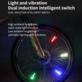 LEADBIKE LD58 lyst cykelhjul eger lys vandtæt cool LED cykellampe dekoration fløjlslys - Rød