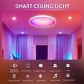 LED-loftslampe justerbar 48W EU-stik Smart natlampe til stue, seng, spisestue, hus - EU-stik