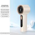 Håndholdt ventilator med LED-display, 100 hastighedstrin og Type-C-opladning - 3000mAh
